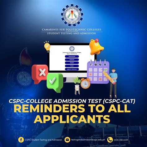 cspc student testing and admission|my.CSPC .